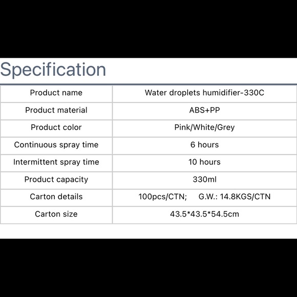 Brand new product:330ml Portable Usb Colorful Humidifier Mini New Produc… - Picture 6 of 14